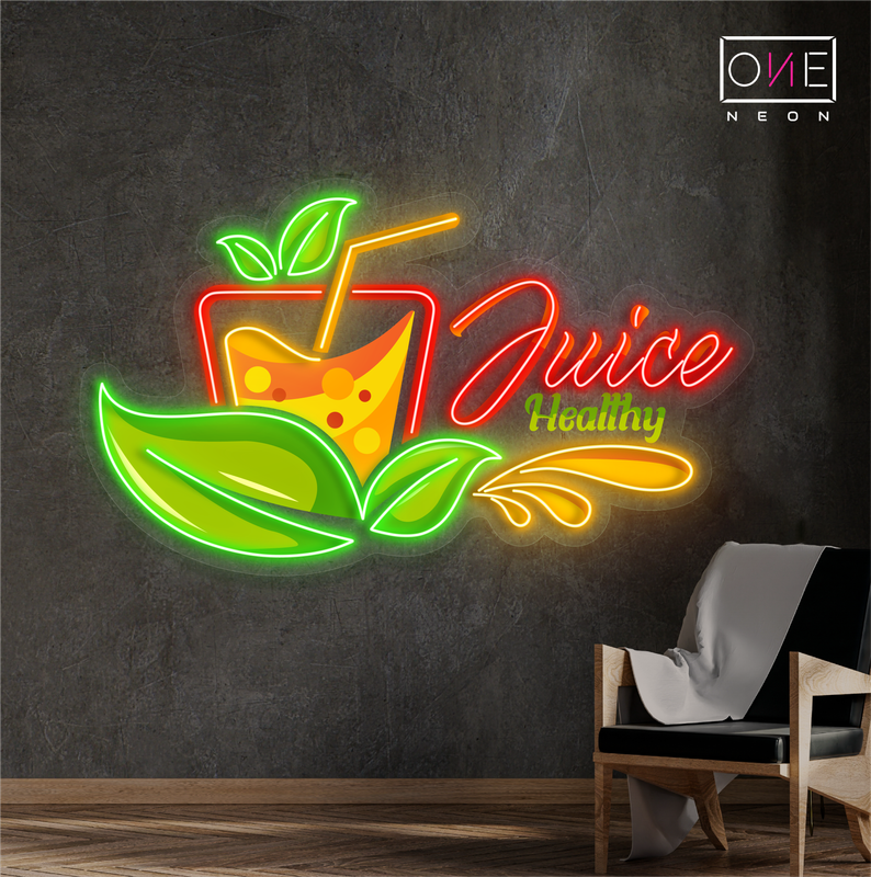 Juice Healthy Artwork Led Neon Sign