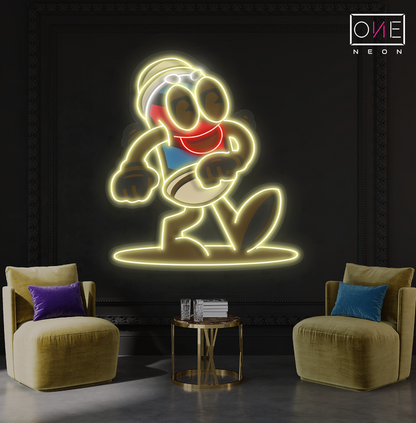 Barber Buddy Artwork Led Neon Sign