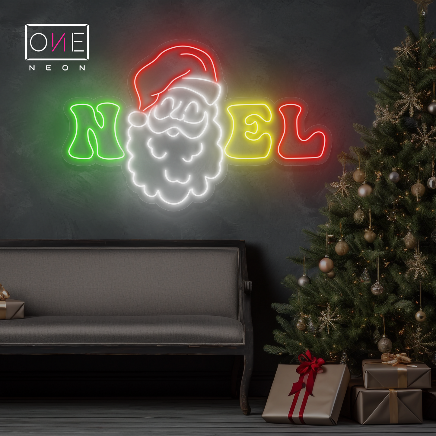 Santa Noel Artwork Led Neon Sign