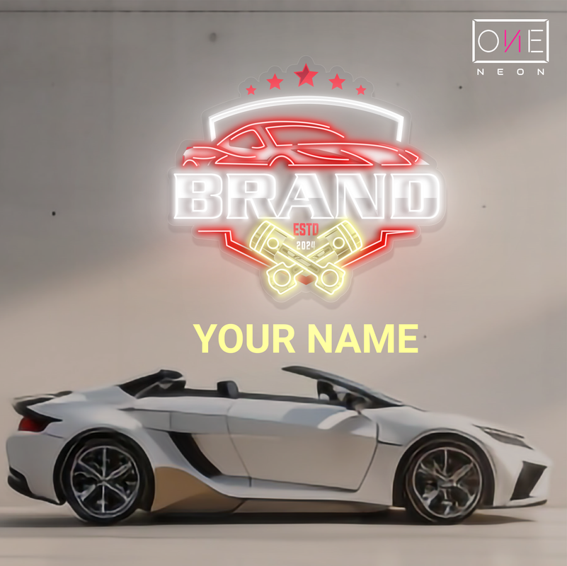 Car Brand Artwork Led Neon Sign