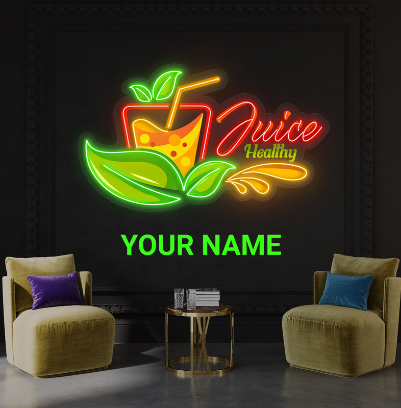 Juice Healthy Artwork Led Neon Sign