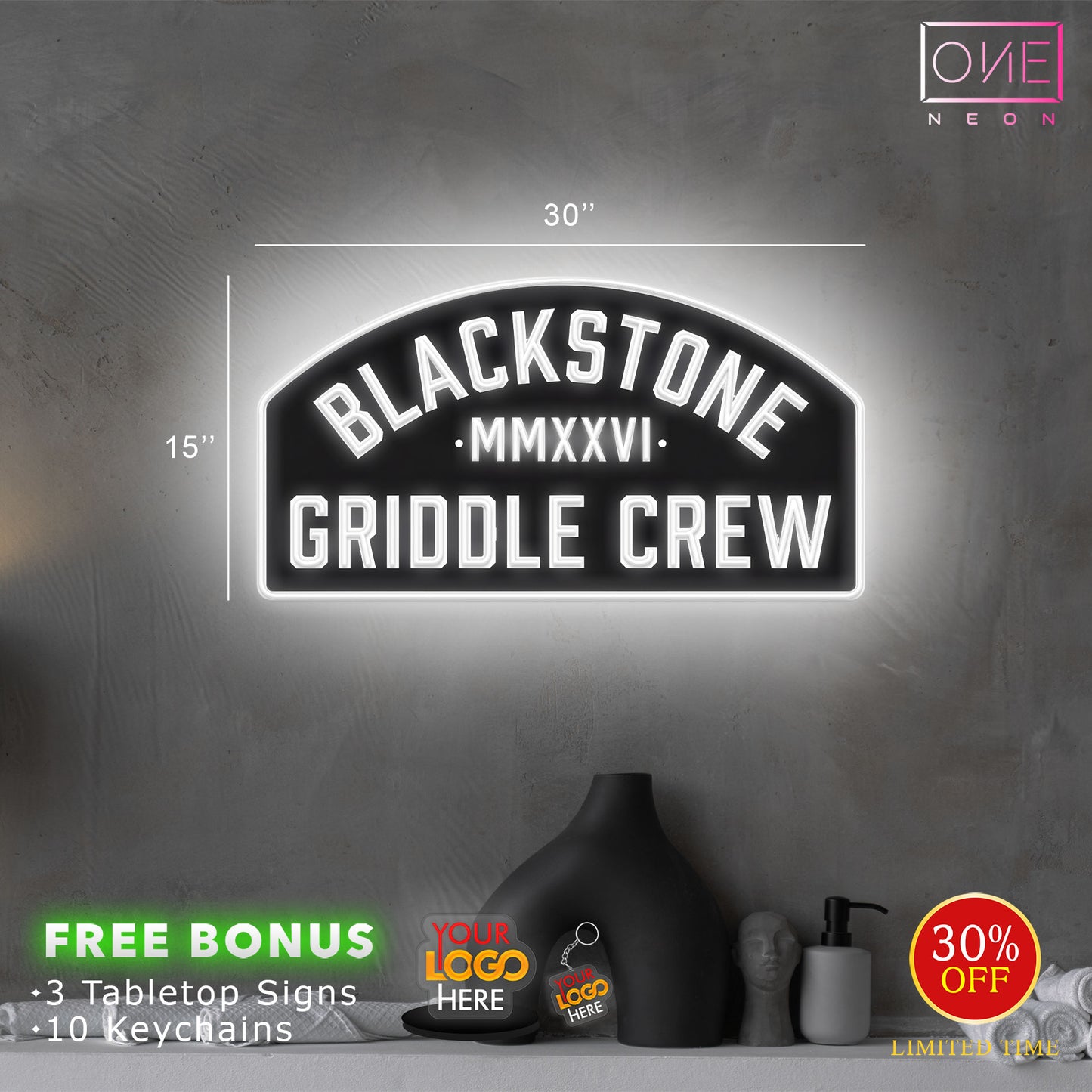 BLACKSTONE | Led Neon Sign