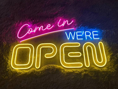 OPEN & Tymax | LED Neon Sign (2 signs)