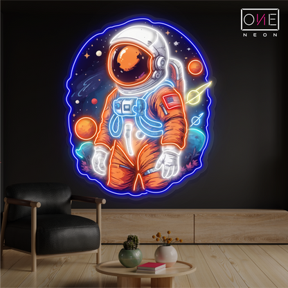 Astral Voyager Artwork Led Neon Sign