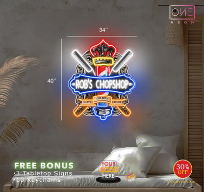 ROB'S CHOPSHOP | Led Neon Sign (2 signs)