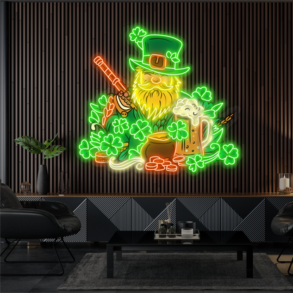 Lucky Brew Artwork Led Neon Sign