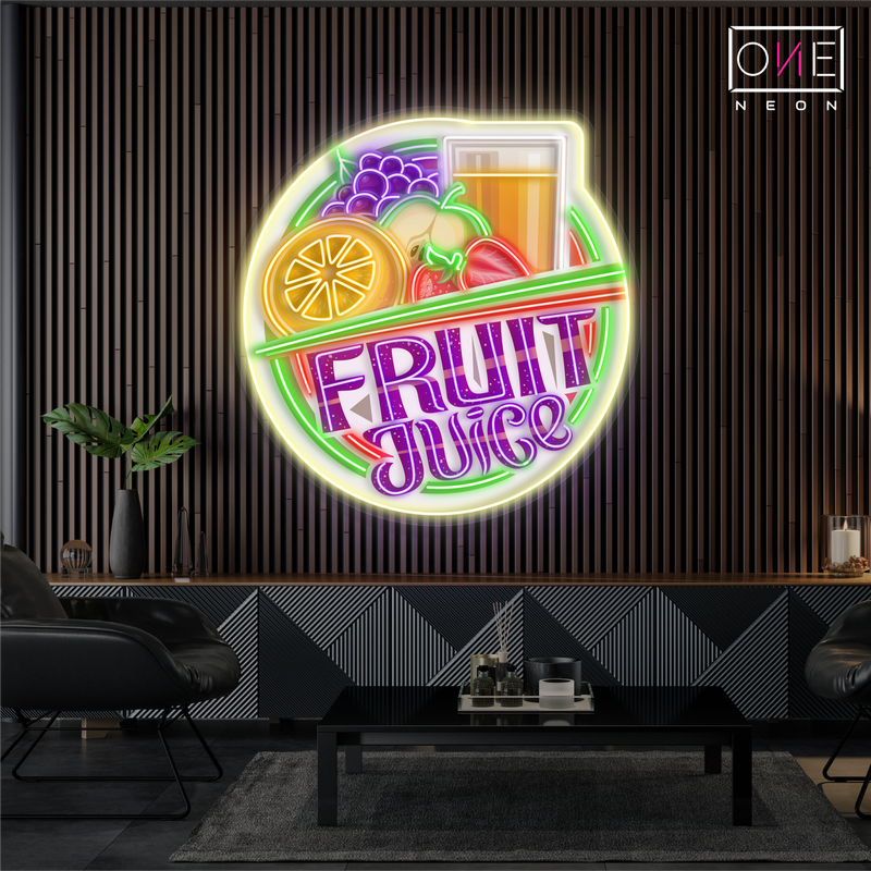 Fruite Juice Artwork Led Neon Sign