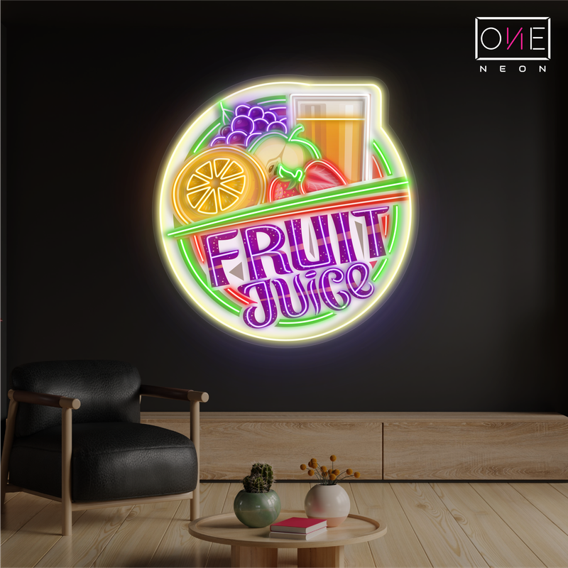 Fruite Juice Artwork Led Neon Sign