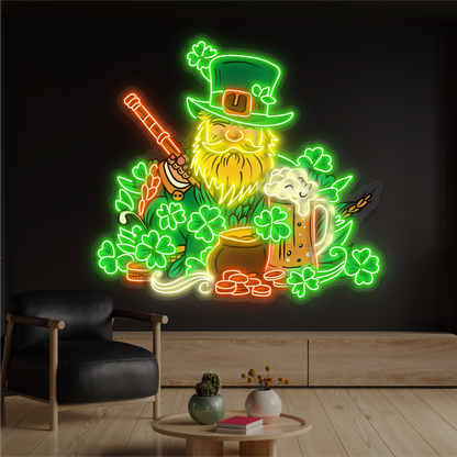 Lucky Brew Artwork Led Neon Sign