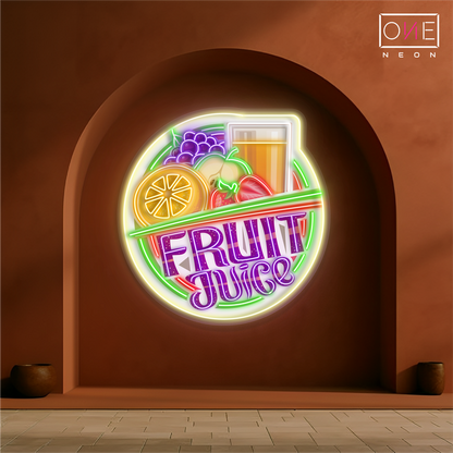 Fruite Juice Artwork Led Neon Sign