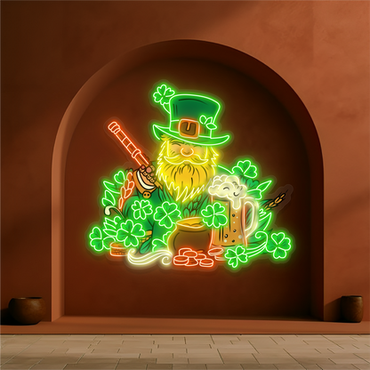 Lucky Brew Artwork Led Neon Sign