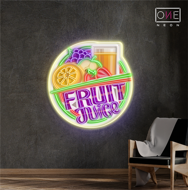 Fruite Juice Artwork Led Neon Sign