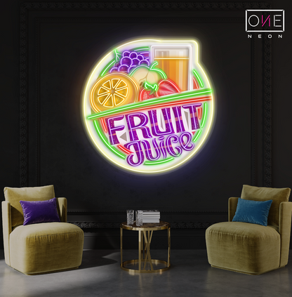 Fruite Juice Artwork Led Neon Sign