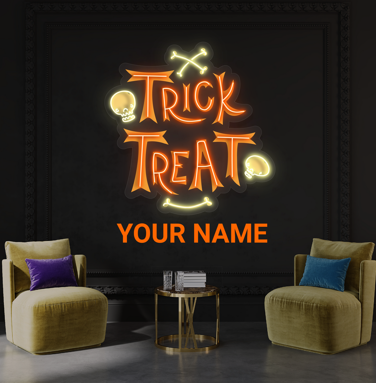 Trick Treat Artwork Led Neon Sign