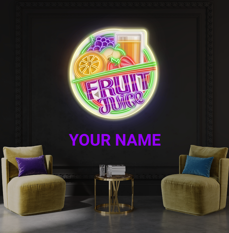 Fruite Juice Artwork Led Neon Sign