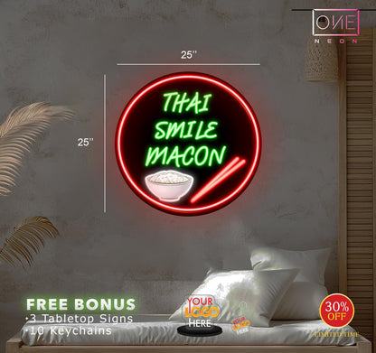 Thai Smile Macon | Led Neon Signs (INDOOR)