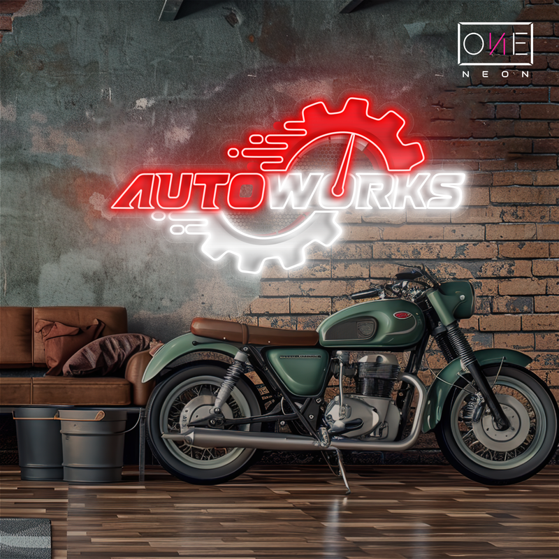 Auto Work Artwork Led Neon Sign