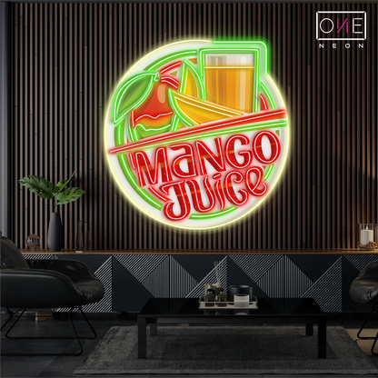 Mango Juice Artwork Led Neon Sign