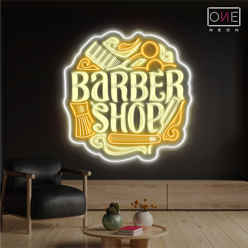 Barber Shop Artwork Led Neon Sign