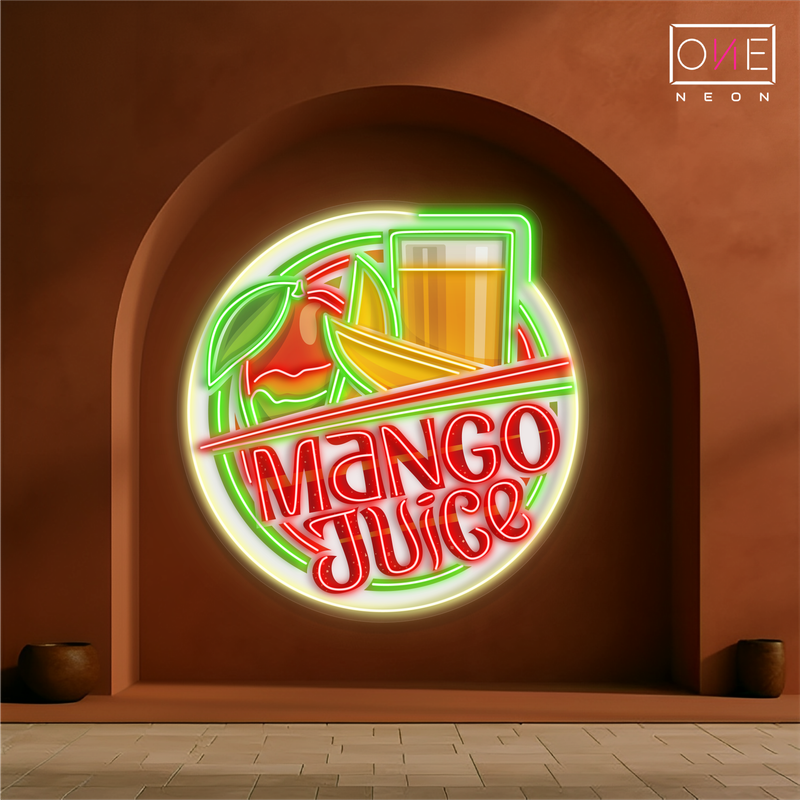 Mango Juice Artwork Led Neon Sign