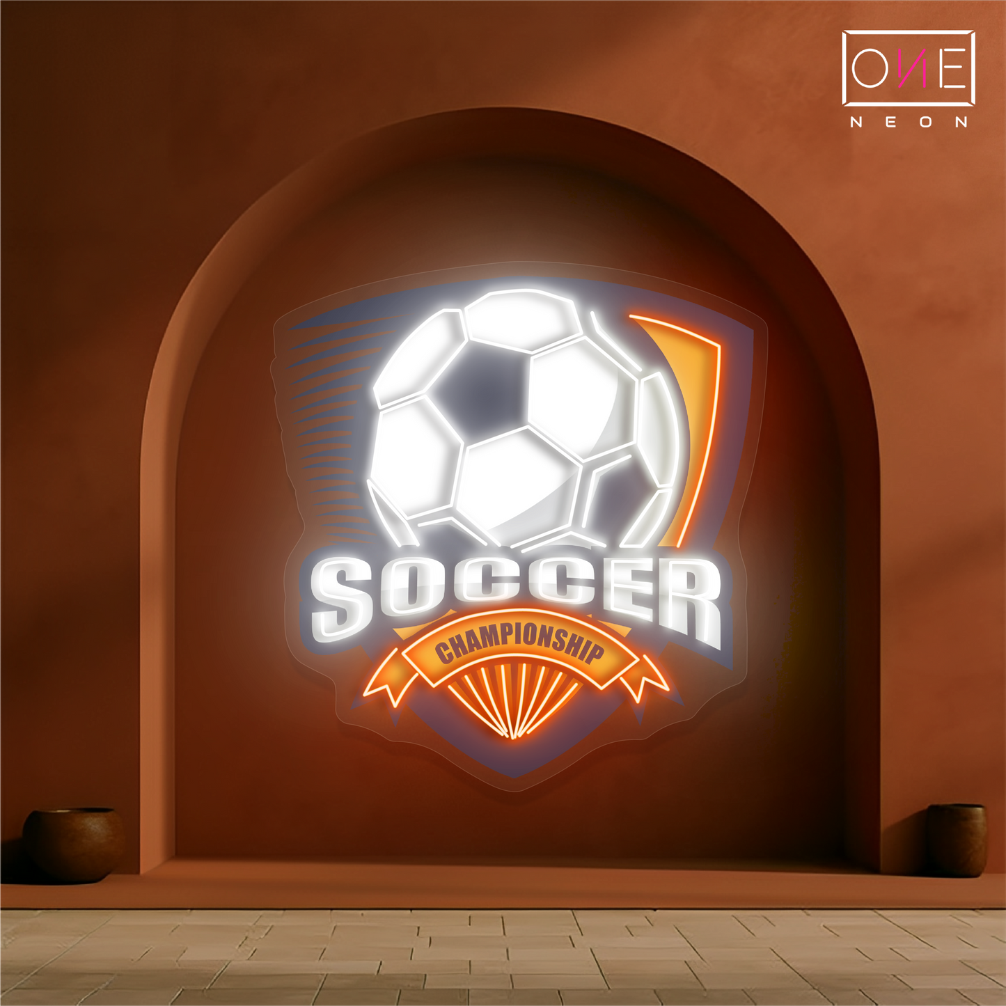 Soccer Championship Artwork Led Neon Sign