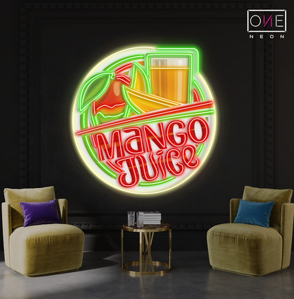 Mango Juice Artwork Led Neon Sign