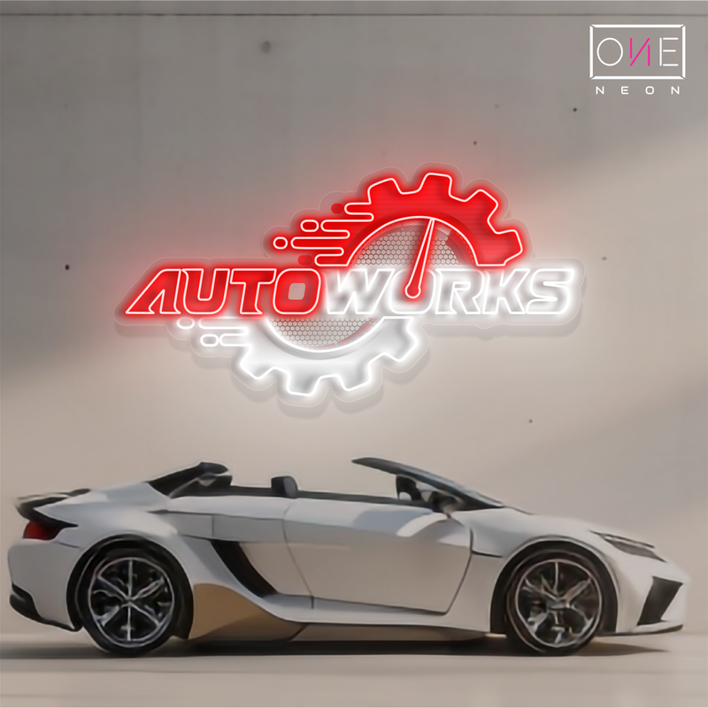 Auto Work Artwork Led Neon Sign