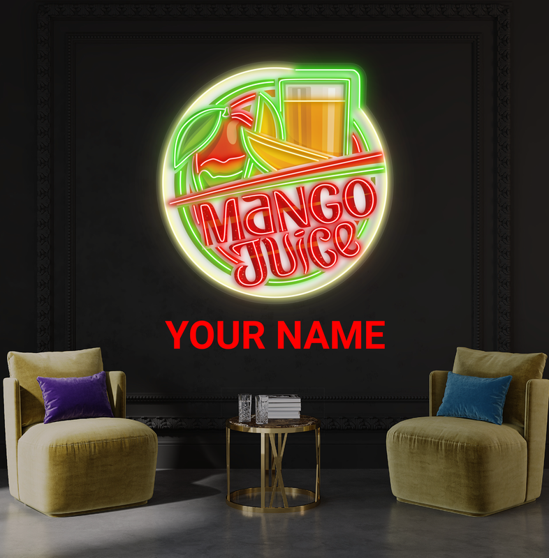 Mango Juice Artwork Led Neon Sign