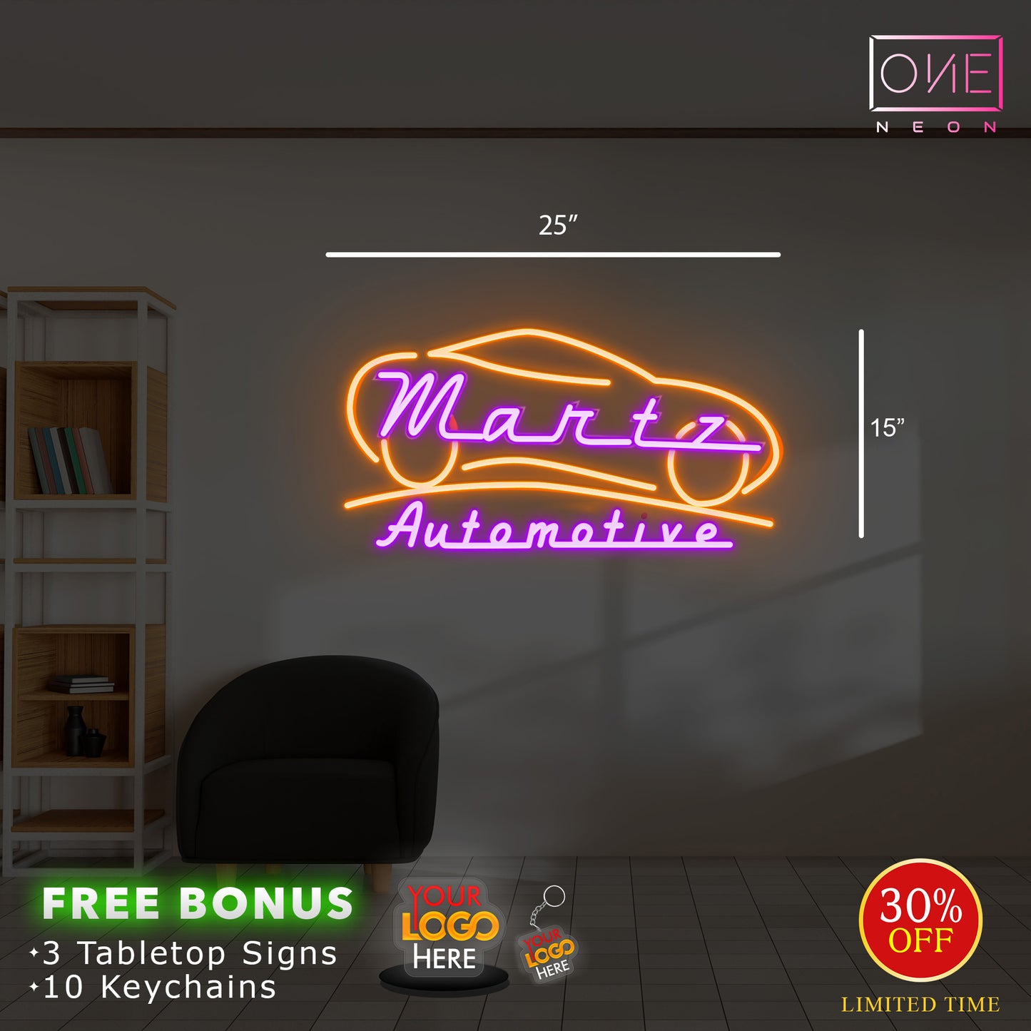 Martz Automotive | Led Neon Sign
