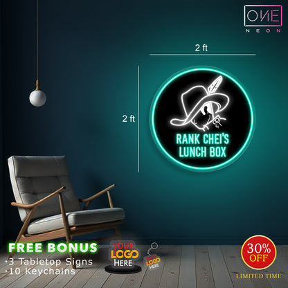 RANK CHEL LUNCH BOX | Led Neon Sign ( waterproof)