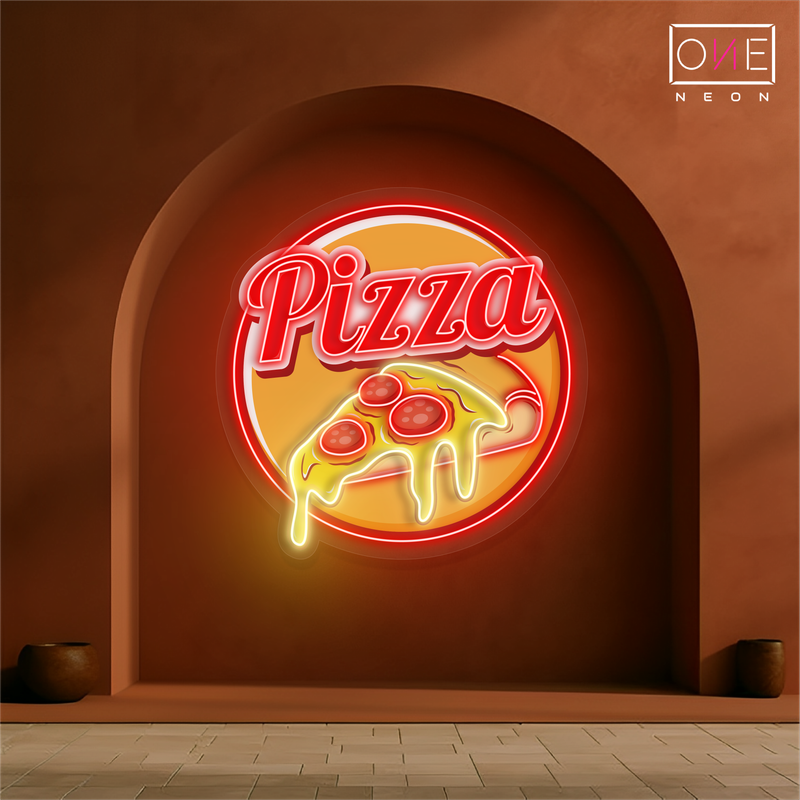 Pizza Slice Artwork Led Neon Sign