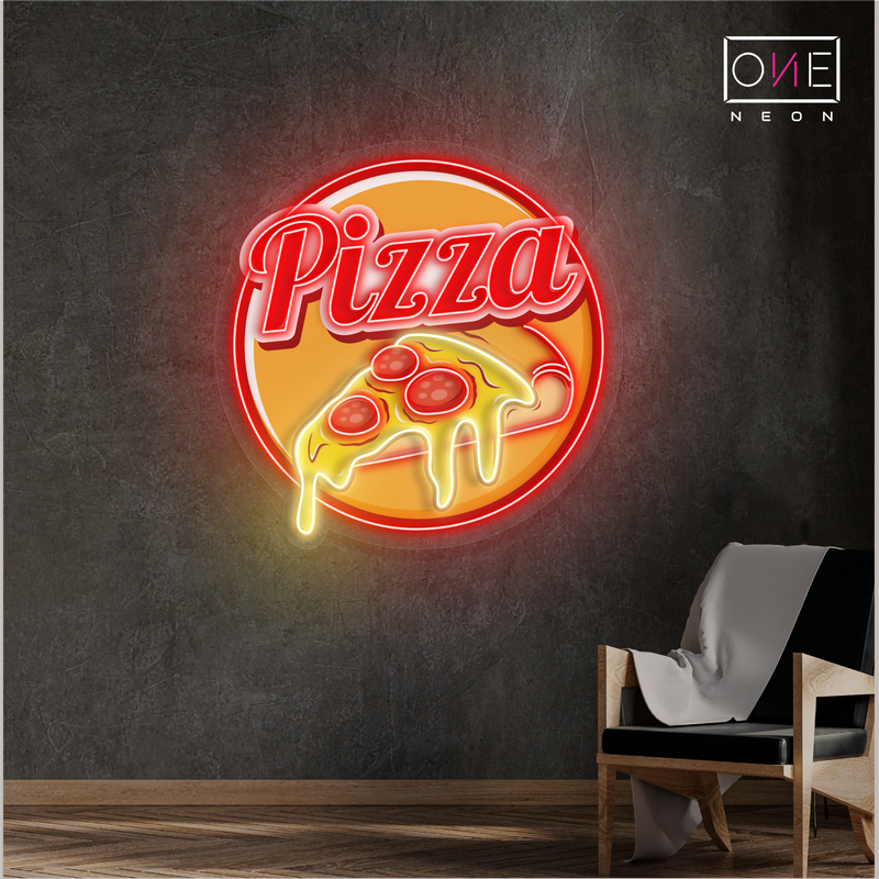 Pizza Slice Artwork Led Neon Sign