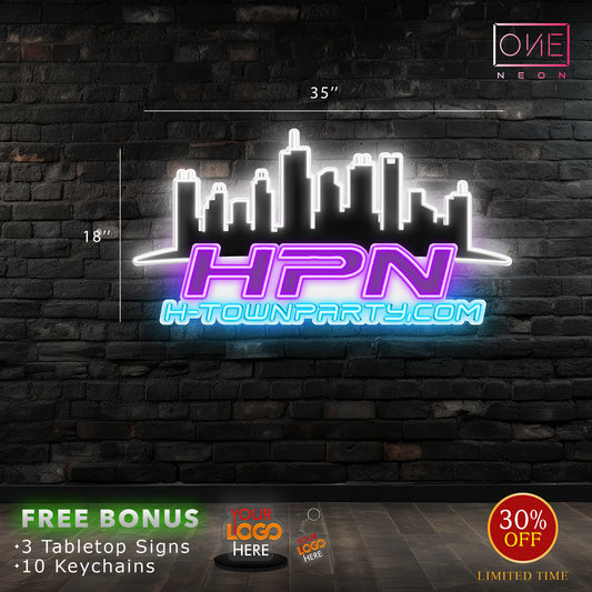 HPN (2 signs) | Led Neon Sign (INDOOR)