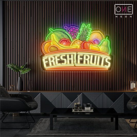 Fresh Fruits Artwork Led Neon Sign