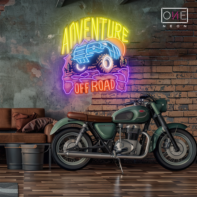 Adventure Off Road Artwork Led Neon Sign