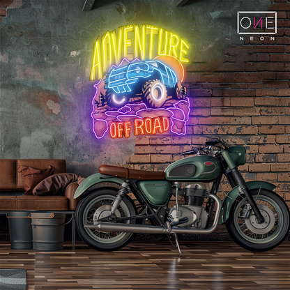 Adventure Off Road Artwork Led Neon Sign