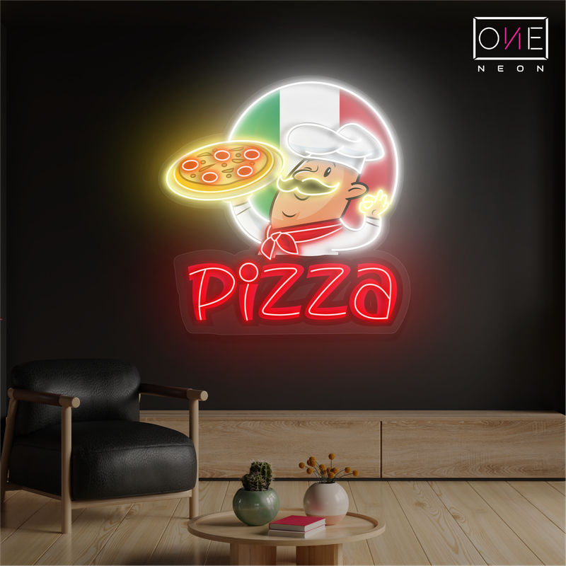 Chef’s Special Pizza Artwork Led Neon Sign