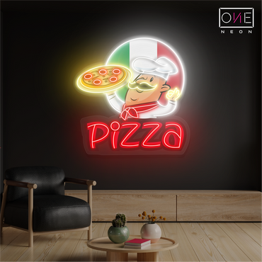 Chef’s Special Pizza Artwork Led Neon Sign