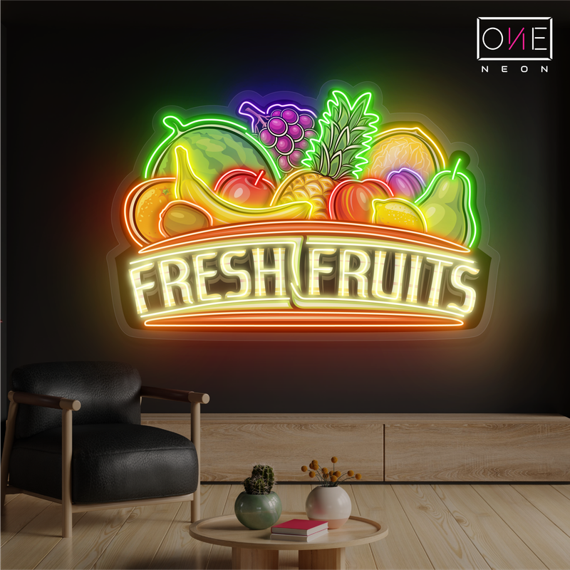 Fresh Fruits Artwork Led Neon Sign