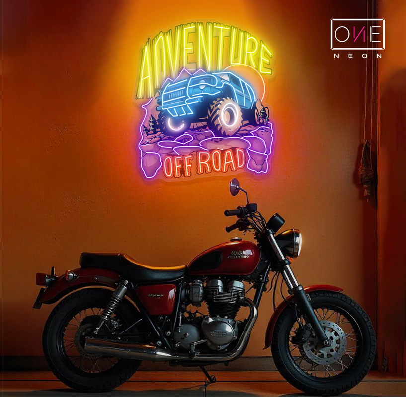 Adventure Off Road Artwork Led Neon Sign