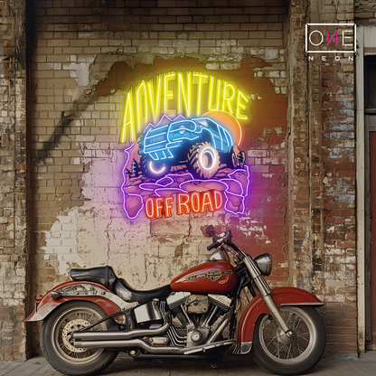 Adventure Off Road Artwork Led Neon Sign