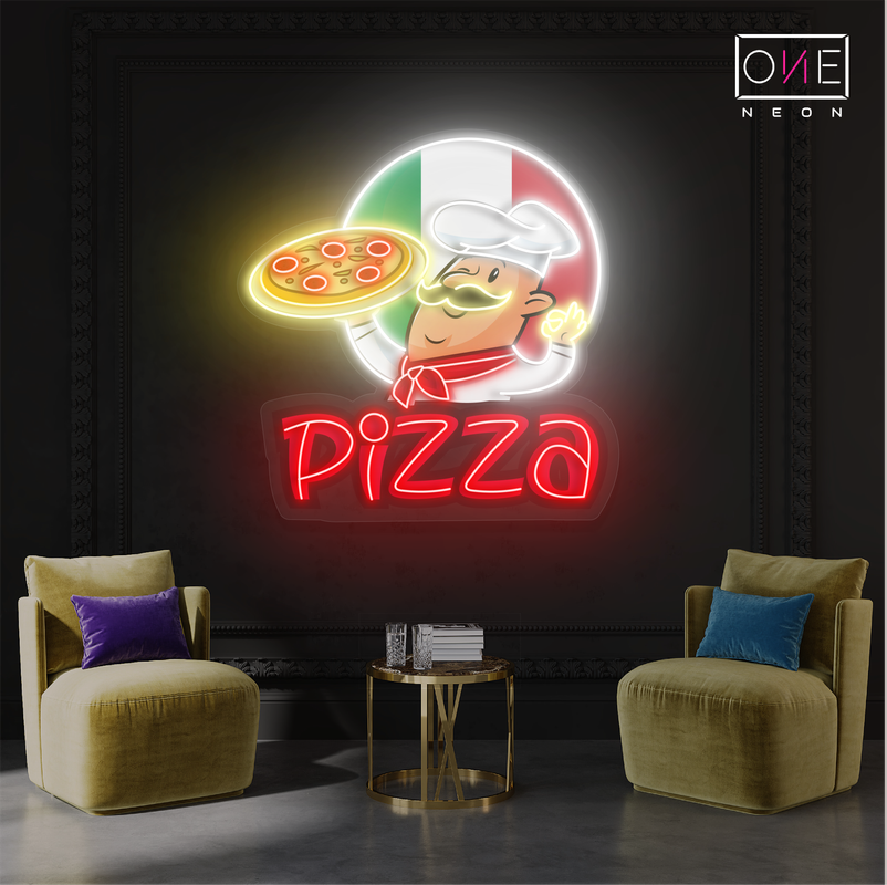 Chef’s Special Pizza Artwork Led Neon Sign