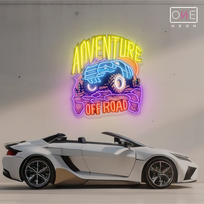 Adventure Off Road Artwork Led Neon Sign