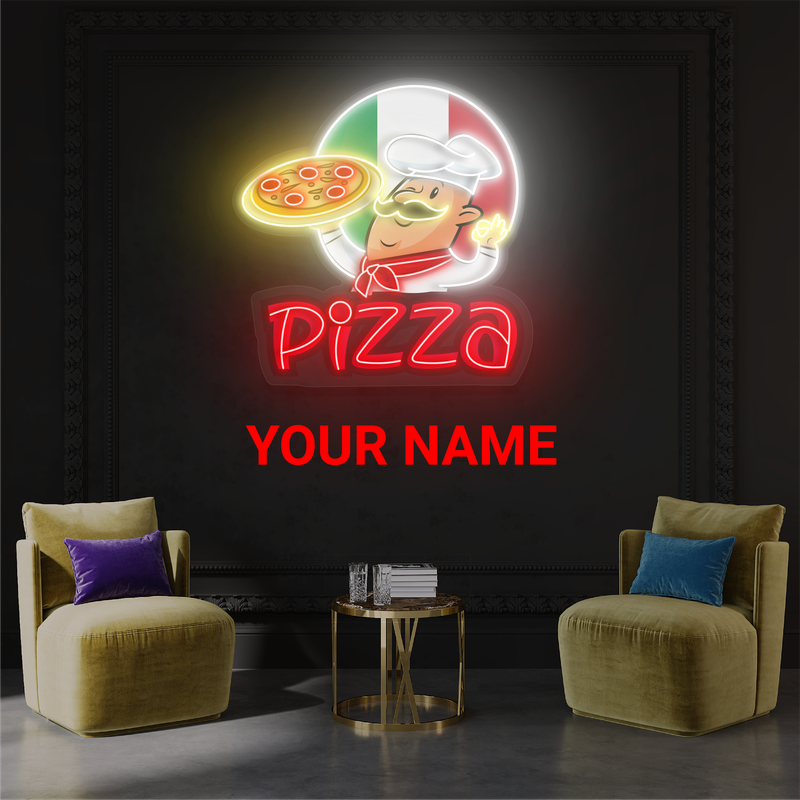 Chef’s Special Pizza Artwork Led Neon Sign