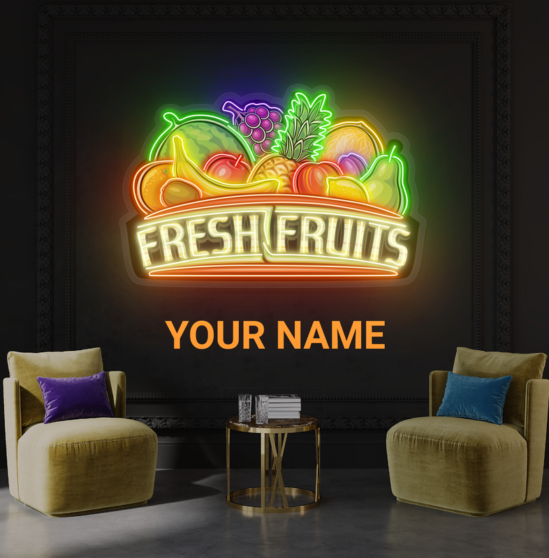 Fresh Fruits Artwork Led Neon Sign