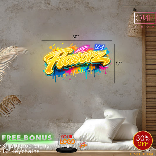 Flavorz | Led Neon Sign (INDOOR)