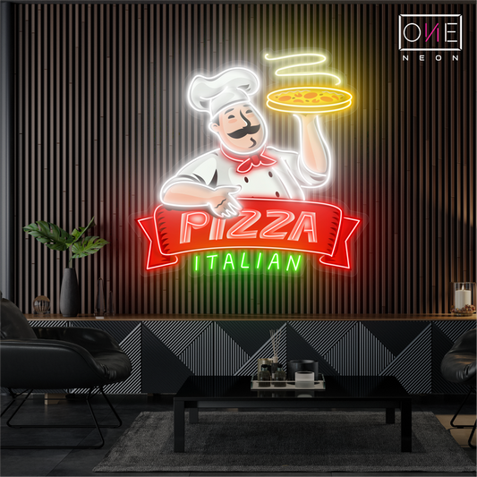 Pizza Italian Artwork Led Neon Sign