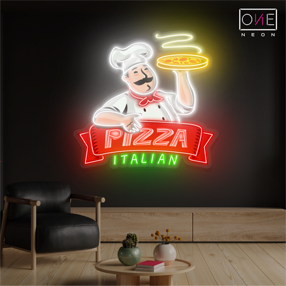 Pizza Italian Artwork Led Neon Sign