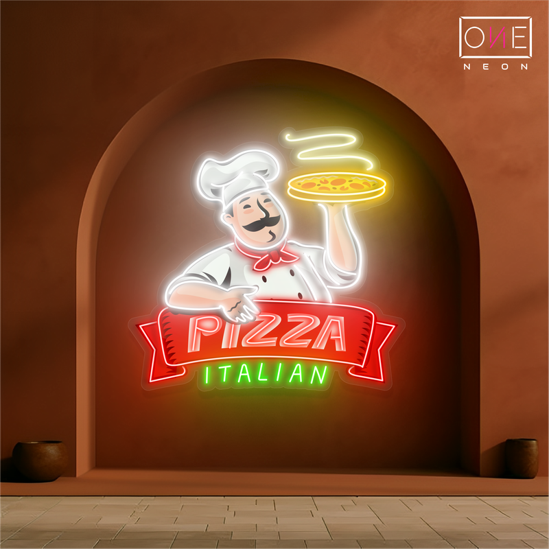 Pizza Italian Artwork Led Neon Sign