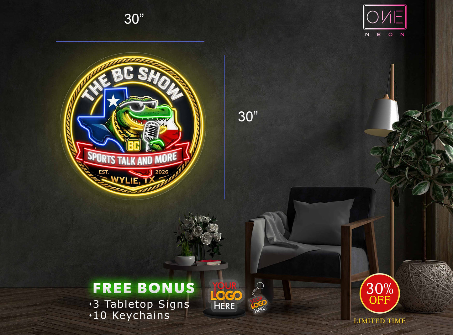 The BC show sports talk and more | Led Neon Sign